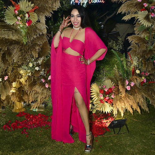 Aakriti Rana in Neon Nectar 3-Piece Set